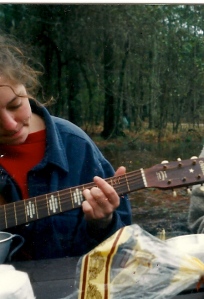 Stella, camping, 1995